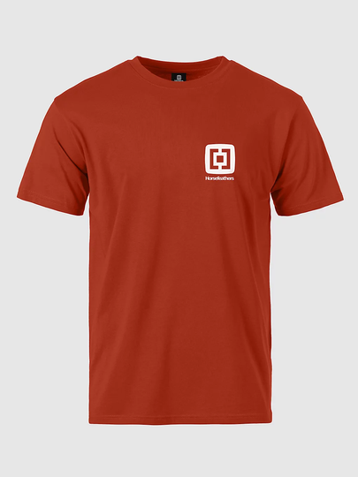 Horsefeathers Mini Logo T-paita punainen
