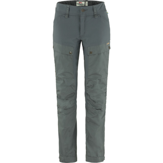 Fjällräven Keb Trousers Curved W Reg - Basalt - Naiset - 38 - Partioaitta