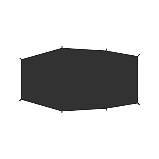 Fjällräven Lite 3 Footprint - Black - Unisex - OneSize - Partioaitta