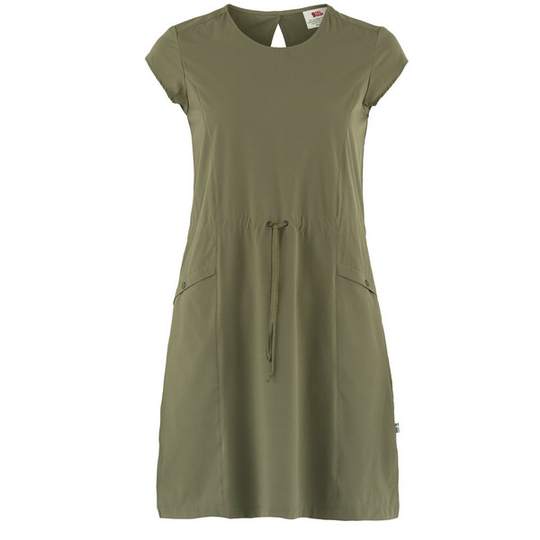 Fjällräven High Coast Lite Dress W - Green - Naiset - L - Partioaitta