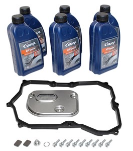 Delesett, oljeskift automatisk girkasse, VW PASSAT B6, PASSAT CC B6, TIGUAN, 09M 321 370 A, 09M 325 429 kit2, 09M 325 429, 9M 321 370 A,