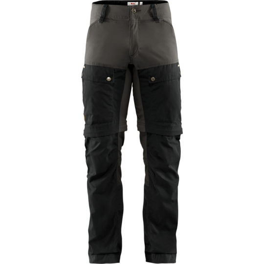 Fjällräven Keb Gaiter Trousers M - Black-stone Grey - Miehet - 52 - Partioaitta