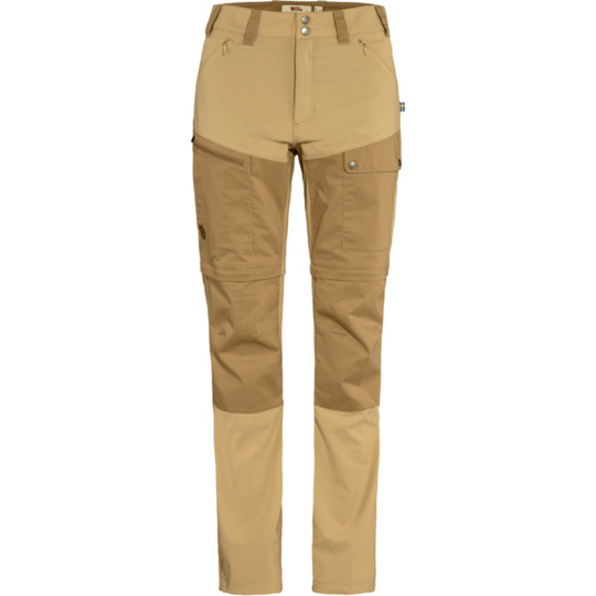 Fjällräven Abisko Midsummer Zip Off Trousers W - Dune Beige-buckwheat Brown - Naiset - 48 - Partioaitta