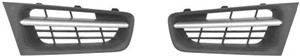 Ventilasjonsgitter, Foran høyre, Foran venstre, RENAULT, 77 01 478 057