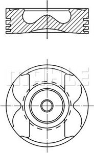 Stempel, MERCEDES-BENZ, 611 030 10 17, 646 030 01 17, 646 030 09 17, 646 030 10 17, 647 030 00 17, 647 030 01 17, A611 030 10 17, A646 0