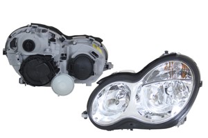 Frontlykt, Venstre, MERCEDES-BENZ C-KLASS [W203], C-KLASS T-Model [S203], 203 820 1159, 203 820 3161, A 203 820 1159, A 203 820 3161