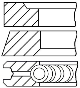 Stempelringsett, VW, 070198151, 074198151