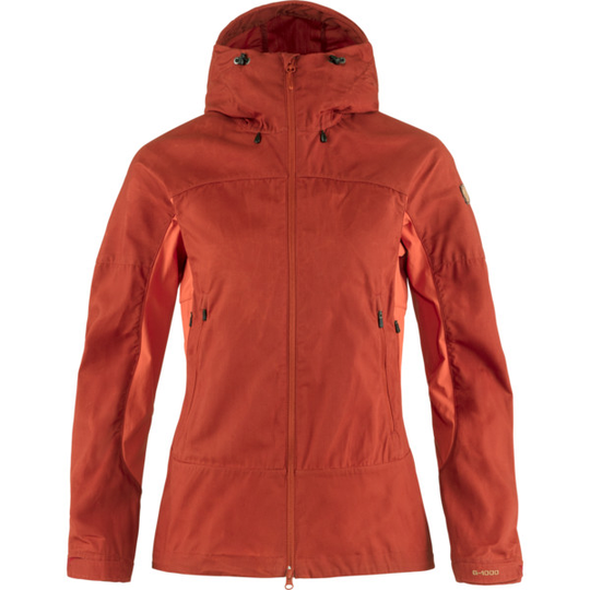 Fjällräven Abisko Lite Trekking Jacket W - Cabin Red-rowan Red - Naiset - M - Partioaitta