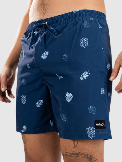 Hurley Cannonball Volley 17" Surffishortsit sininen