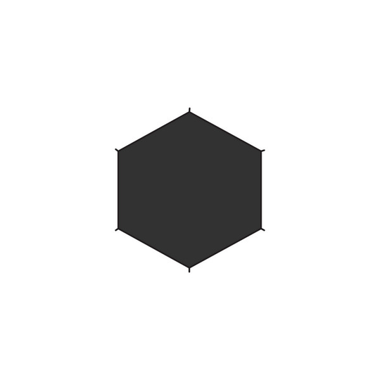 Fjällräven Dome 2 Footprint - Black - Unisex - OneSize - Partioaitta