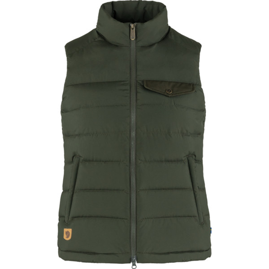 Fjällräven Greenland Down Liner Vest W - Deep Forest - Naiset - XXS - Partioaitta