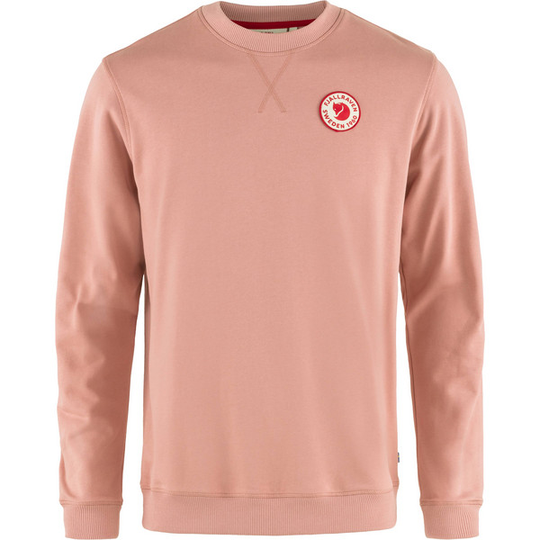 Fjällräven 1960 Logo Badge Sweater M - Dusty Rose - Miehet - L - Partioaitta