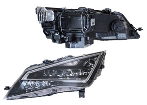 Frontlykt, Høyre, SEAT LEON, LEON SC, LEON Skåp/halvkombi, LEON ST, LEON ST Skåp / kombi, 5F1941008B, 5F1941008D, 5F1941008E