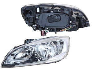 Frontlykt, Høyre, VOLVO S60 II, V60 I, V60 Skåp / kombi I, 31358098, 31420116, 31420270