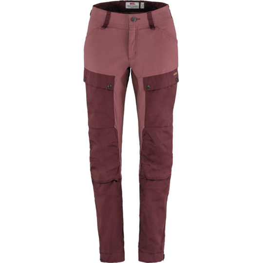 Fjällräven Keb Trousers Curved W - Port-mesa Purple - Naiset - 40/R - Partioaitta