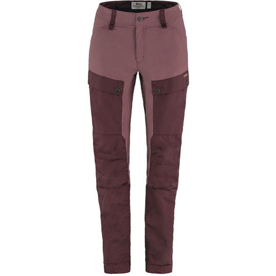 Fjällräven Keb Trousers Curved W Short - Port-mesa Purple - Naiset - 40 - Partioaitta