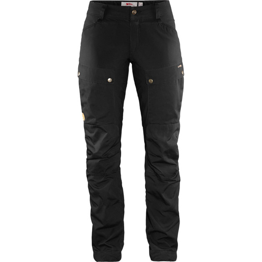 Fjällräven Keb Trousers Curved W Reg - Black - Naiset - 32 - Partioaitta