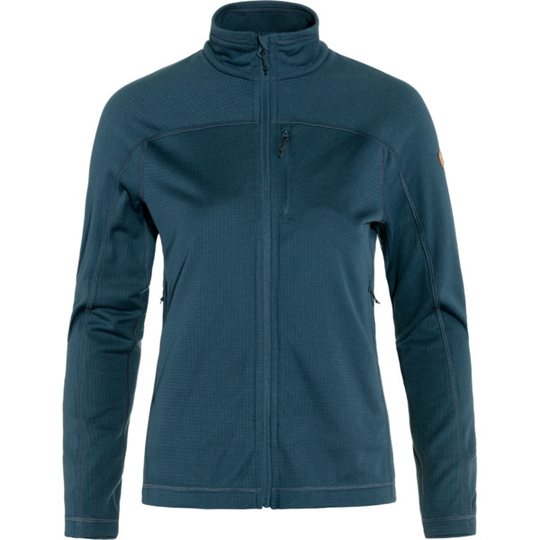 Fjällräven Abisko Lite Fleece Jacket W - Indigo Blue - Naiset - S - Partioaitta
