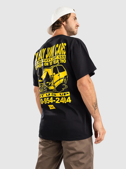 Donut Junk Cars T-paita musta