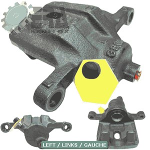 Bremsecaliper, Høyre bakaksel, MITSUBISHI GALANT VII, GALANT Sedan VII, MB950194, MB950198