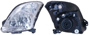 Frontlykt, Høyre, SUZUKI SWIFT III, 3512062J11, 3512062J11000