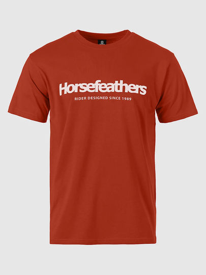 Horsefeathers Quarter T-paita punainen