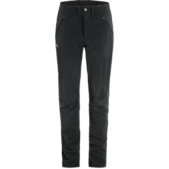 Fjällräven Abisko Trail Stretch Trousers W - Black - Naiset - 40/L - Partioaitta