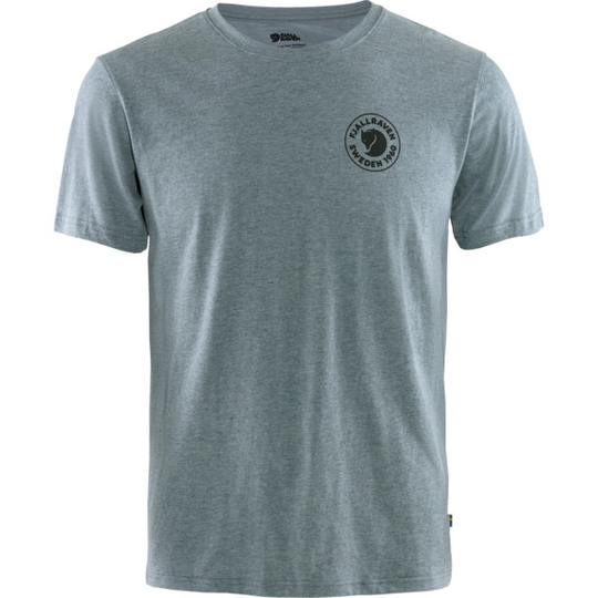 Fjällräven 1960 Logo T-shirt M - Uncle Blue-melange - Miehet - XXL - Partioaitta