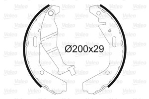 Bremsesko sett, Bakaksel, OPEL,SUBARU,SUZUKI,VAUXHALL, 4706836, 5320084E00, 53200-84E00, 5320086G00, 53200-86G00, 9214843