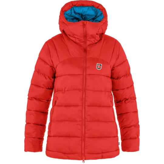 Fjällräven Expedition Mid Winter Jacket W - True Red-un Blue - Naiset - M - Partioaitta