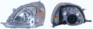 Frontlykt, Høyre, TOYOTA YARIS, 81130 0D011, 81130 0D021