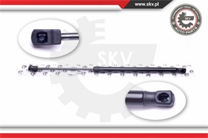 Pneumatisk fjær, koffer- / lasterom, SKODA OCTAVIA I, OCTAVIA II, 1U6827550, 1U6827550A, 1U6827550B, 1U6827550C, 1U6827550D, 1U6827550F,