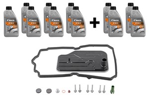 Delesett, oljeskift automatisk girkasse, INFINITI,MERCEDES-BENZ, 220 271 01 80, 220 271 03 80, 221 277 01 00 kit4, 221 277 01 00, 221277