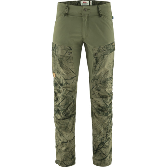 Fjällräven Keb Trousers M - Green Camo-laurel Green - Miehet - 54/L - Partioaitta