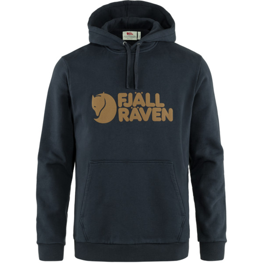 Fjällräven Fjällräven Logo Hoodie M - Dark Navy - Miehet - M - Partioaitta